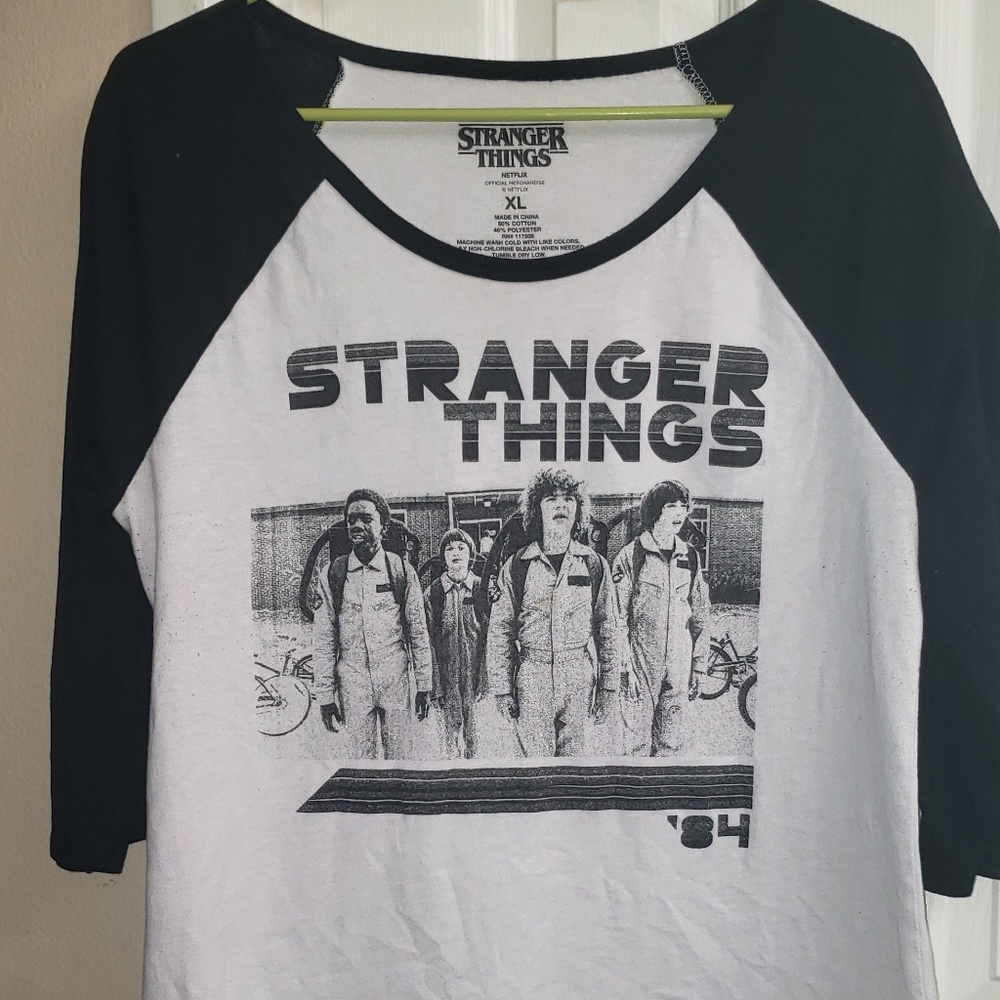 Stranger Things Baseball Tee